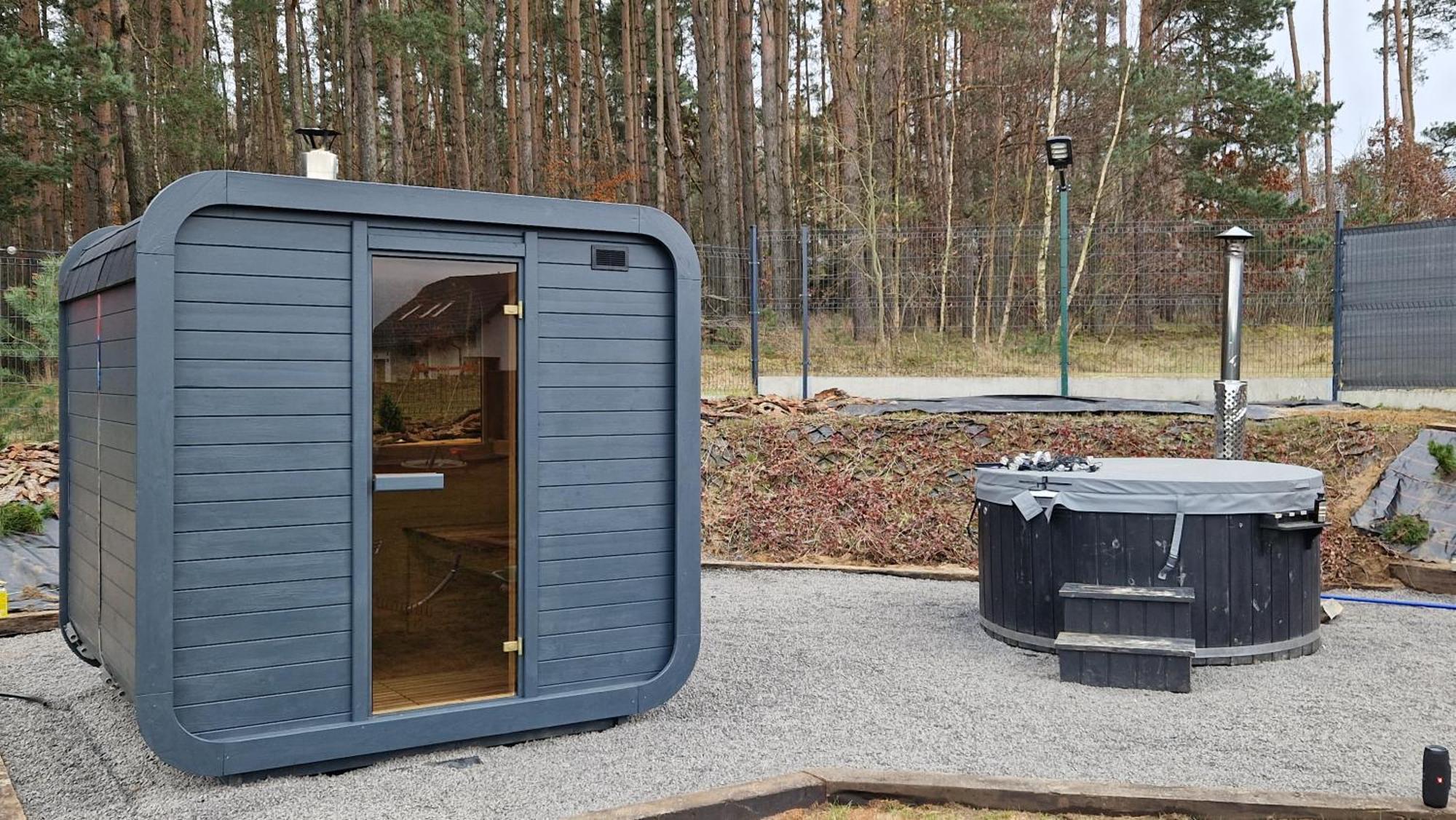 Bosko Domki Z Sauna I Balia W Sulminie Obok Gdanska Ngoại thất bức ảnh